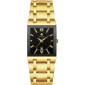 WWOOR 8858 Full Gold Square Waterproof Calendar Mens Watches Stainless Steel Wrist Watch Relogio Masculino OEM Factory